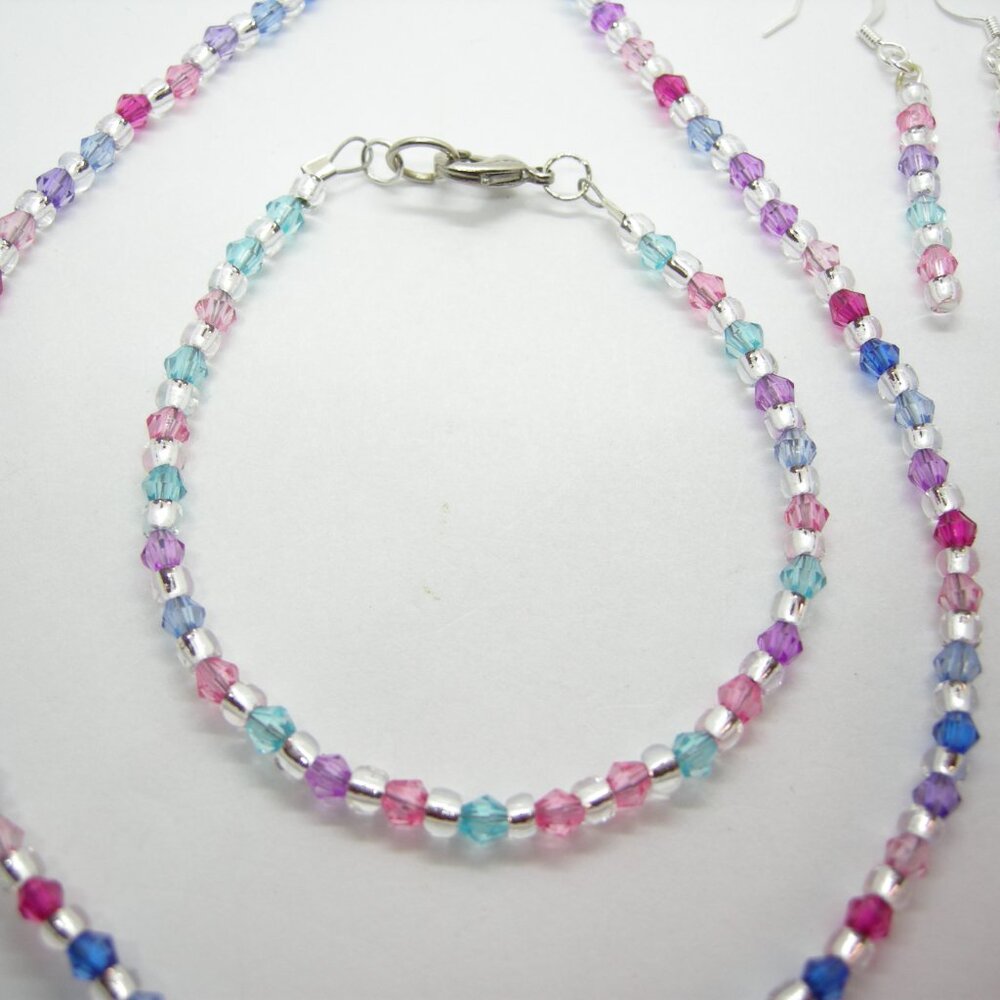 Handcrafted Angel Jewelry Set – Necklace, Bracelet, & Earrings - Picture 3 of 6
